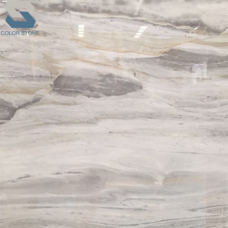 Ice age white marble
