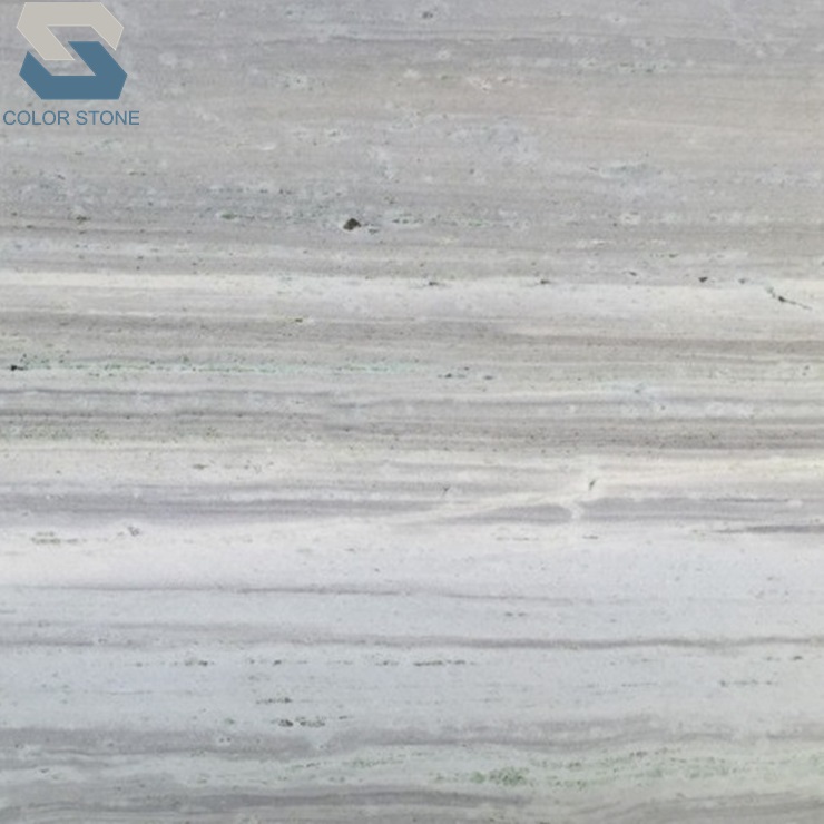 Straight white blue marble