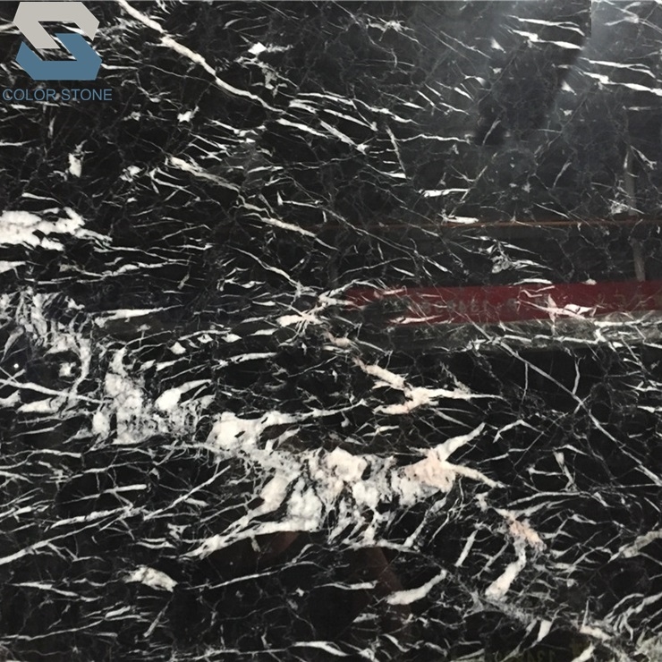 China black marquina marble - more veins