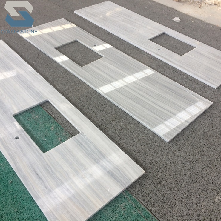 Nestos grey marble vanity tops
