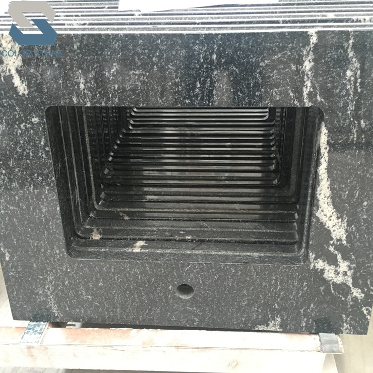 China Snow Grey Granite Vanity Top